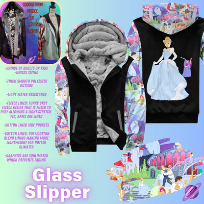JACKET RUN 14-GLASS SLIPPER-FLEECE OR COTTON LINER-PREORDER CLOSING 12/16