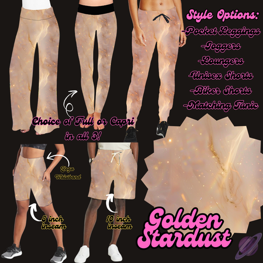 GOLDEN STARDUST-PRETTY RUN BOTTOMS PREORDER CLOSING 1/30