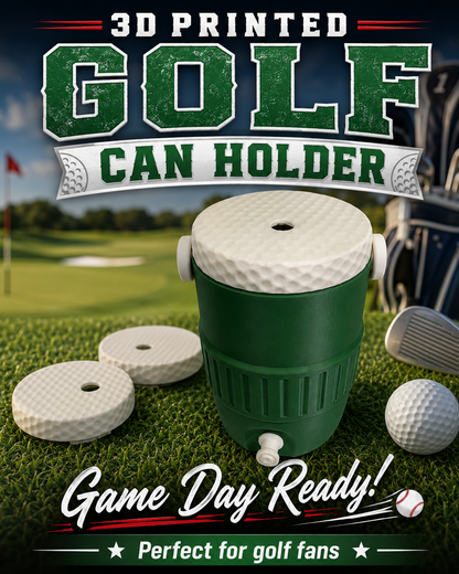 SPORTS THEMED-3D PRINTED CUSTOM 12 OUNCE CAN HOLDERS