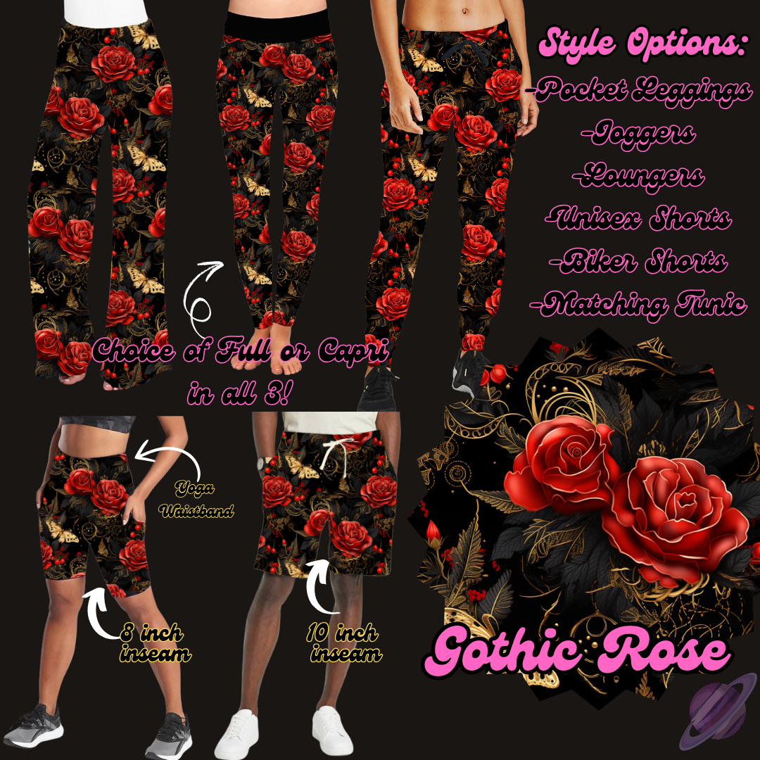 GOTHIC ROSE-PRETTY RUN BOTTOMS PREORDER CLOSING 1/30