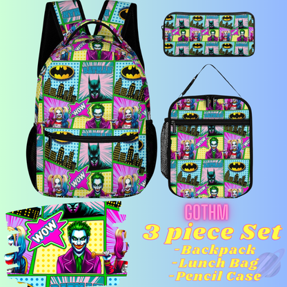 GOTHM-3 PIECE BACKPACK SET-PREORDER CLOSING 7/3