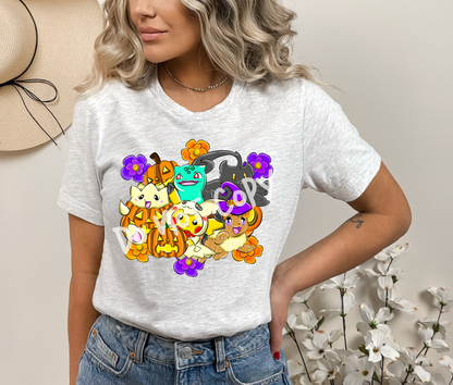 PUMPKIN POKE-UNISEX TEE ADULTS/KIDS