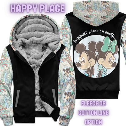 JACKET RUN 14-HAPPY PLACE-FLEECE OR COTTON LINER-PREORDER CLOSING 12/16