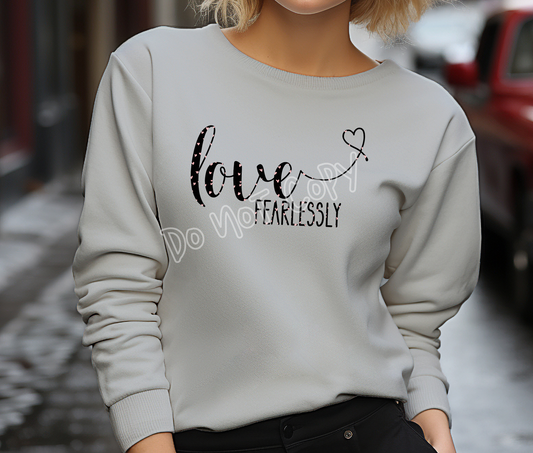 HEART CHEETAH - CREWNECK SWEATSHIRT-FLARES 4 - PREORDER CLOSING 11/24 ETA JANUARY