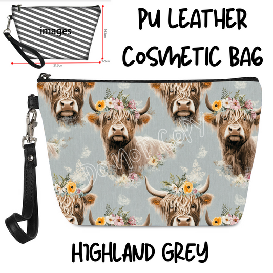 HIGHLAND GREY - BAG RUN 3 - COSMETIC BAG - PREORDER CLOSING 10/22