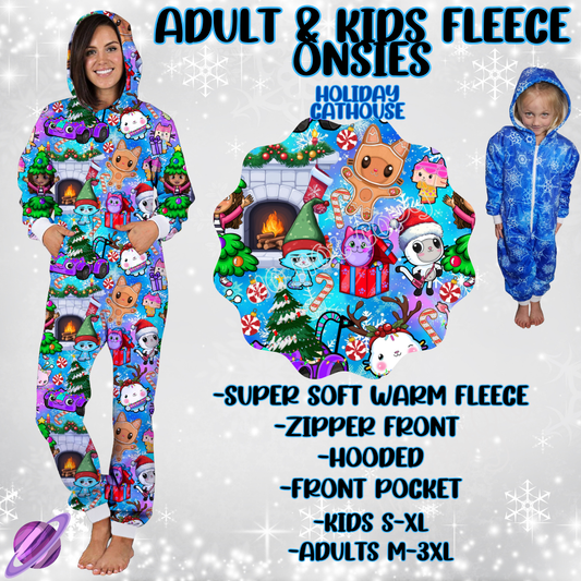 HOLIDAY CATHOUSE-ONESIES ROUND 3- PREORDER CLOSING 9/23