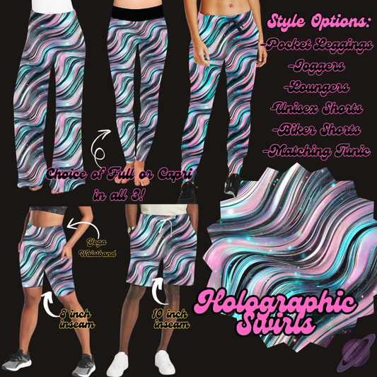 HOLOGRAPHIC SWIRLS-PRETTY RUN PREORDER CLOSING 1/30