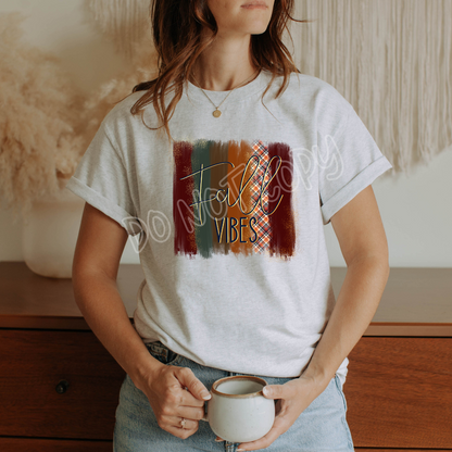 FALL VIBES BRUSH STROKES TEE