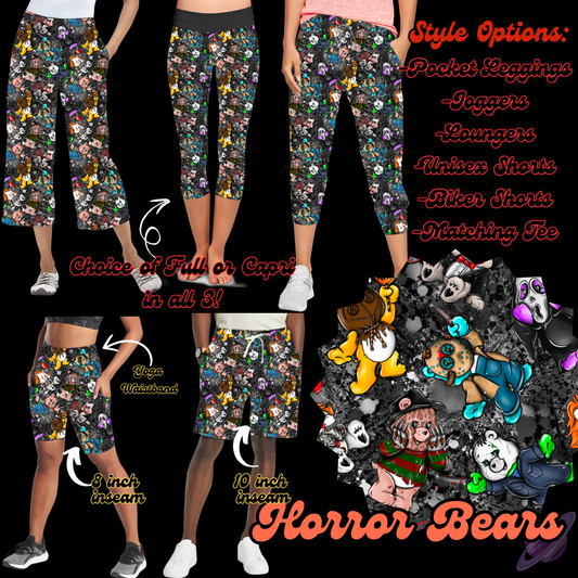 HORROR BEARS-BOTTOMS PREORDER CLOSING 7/27