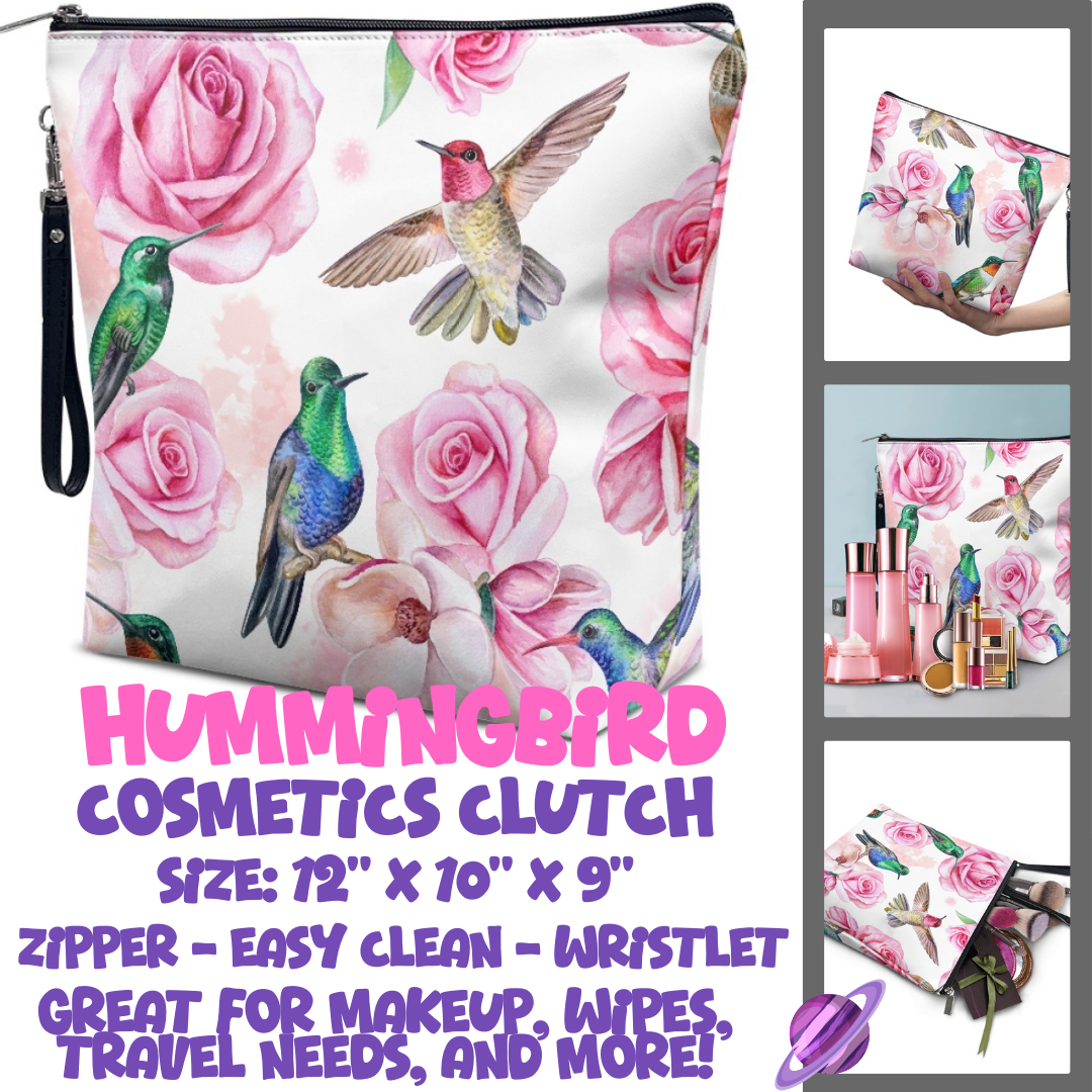 HUMMINGBIRD - CUSTOM COSMETIC CLUTCH PREORDER CLOSES 12/16