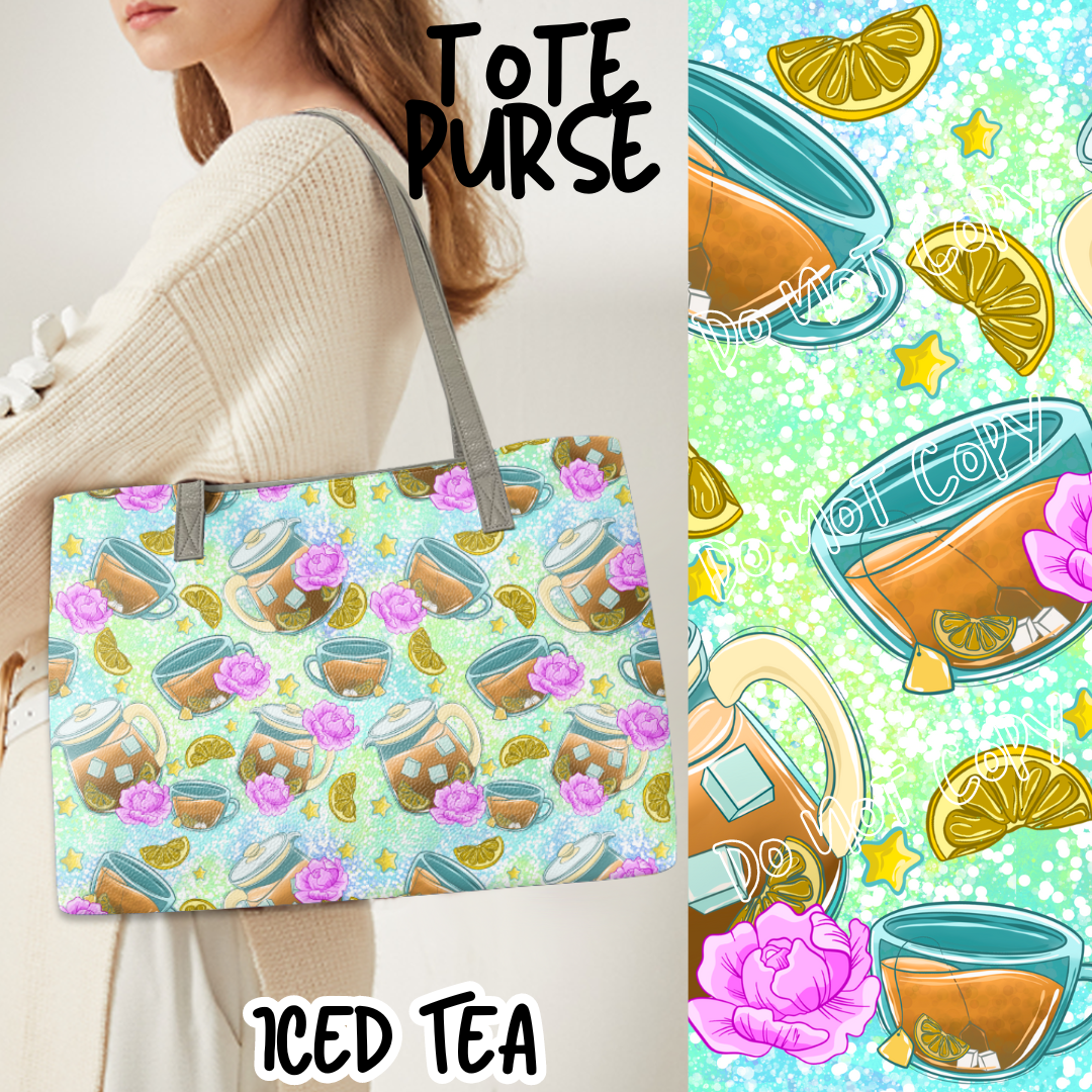 ICED TEA - BAG RUN 3 - TOTE PURSE - PREORDER CLOSING 10/22