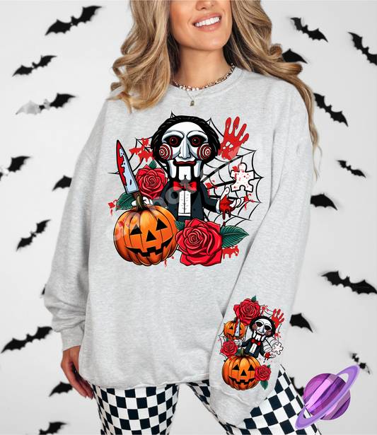 JIG 2- CREWNECK SWEATSHIRT  W/ SLEEVE PRINT