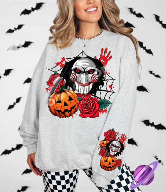 JIG 1- CREWNECK SWEATSHIRT  W/ SLEEVE PRINT