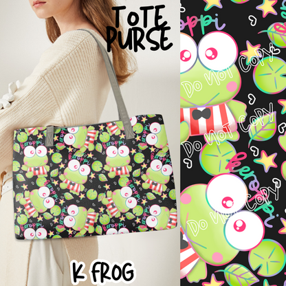 K FROG - BAG RUN 3 - TOTE PURSE - PREORDER CLOSING 10/22