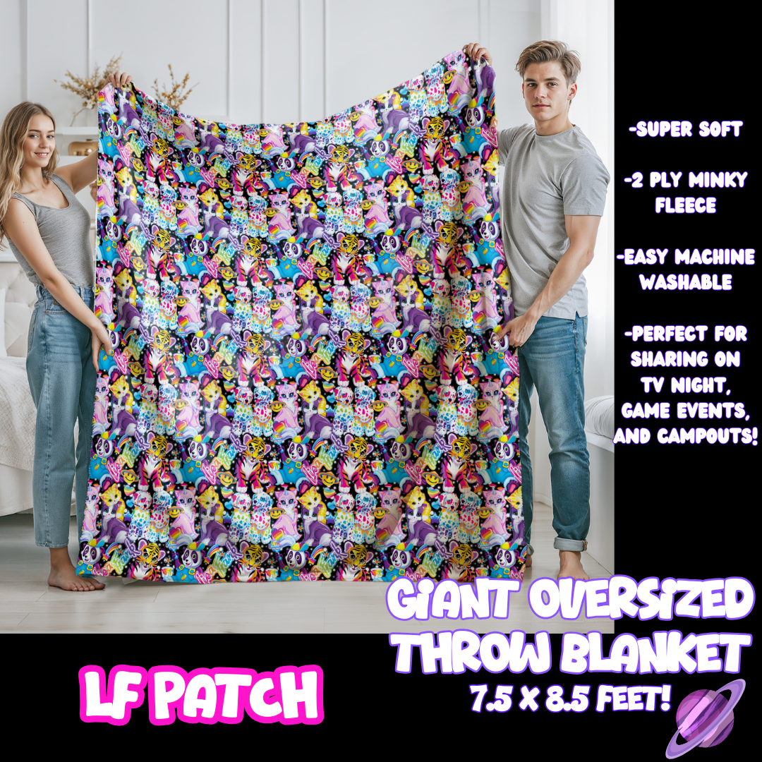 LF PATCH- GIANT SHAREABLE THROW BLANKETS ROUND 10-PREORDER CLOSING 12/2