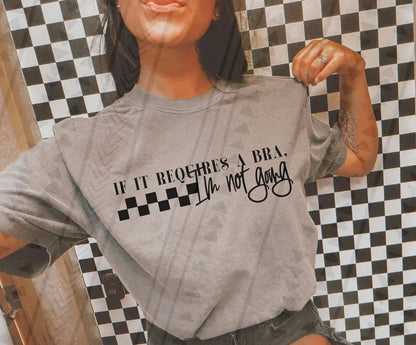 REQUIRES BRA TEE