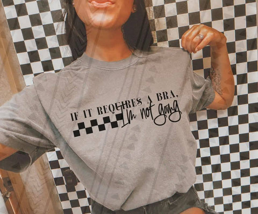 REQUIRES BRA TEE