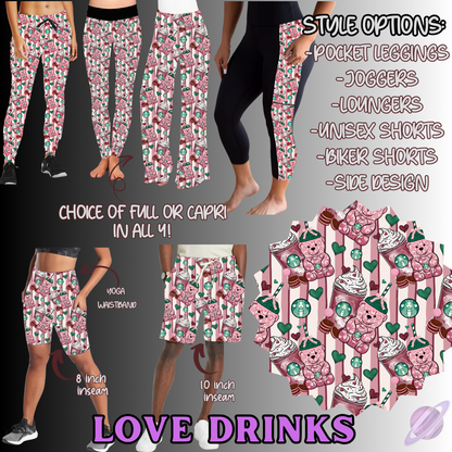 LOVE DRINKS-BATCH 120 PREORDER-6 STYLES OF BOTTOMS-PREORDER CLOSING 12/18