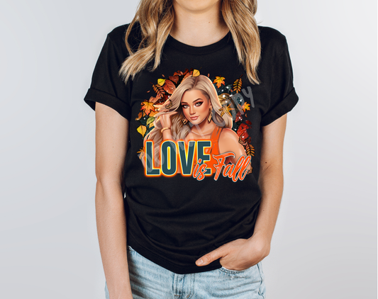 COUNTRY FALL RUN- LOVE IS FALL -UNISEX TEE ADULTS/KIDS