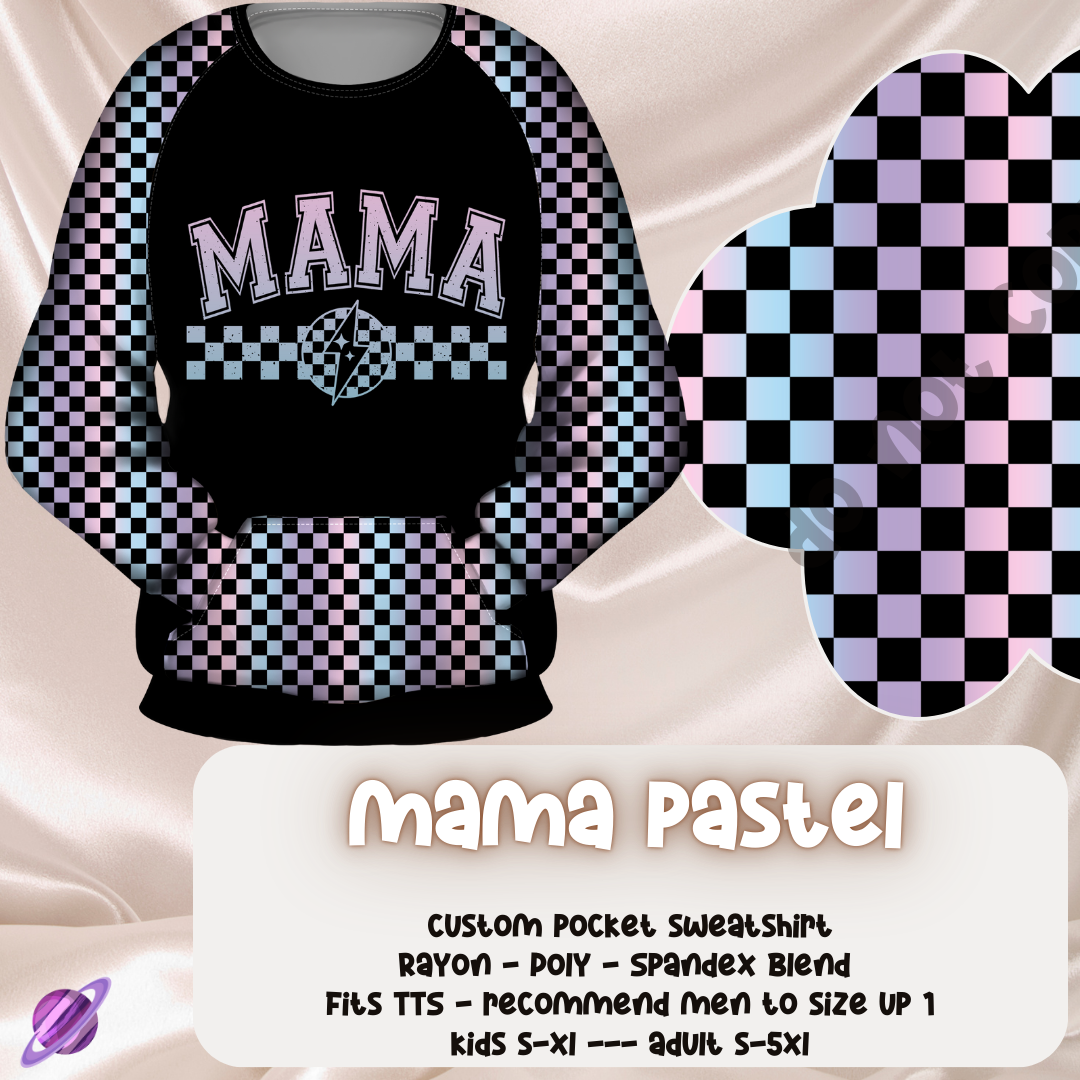 MAMA PASTEL - POCKET SWEATSHIRT - POCKET SWEATERS & BOTTOMS PREORDER CLOSING 11/17