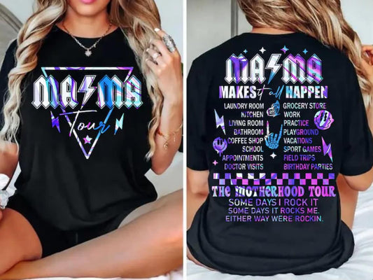 MAMA TOUR DOUBLE SIDED TEE