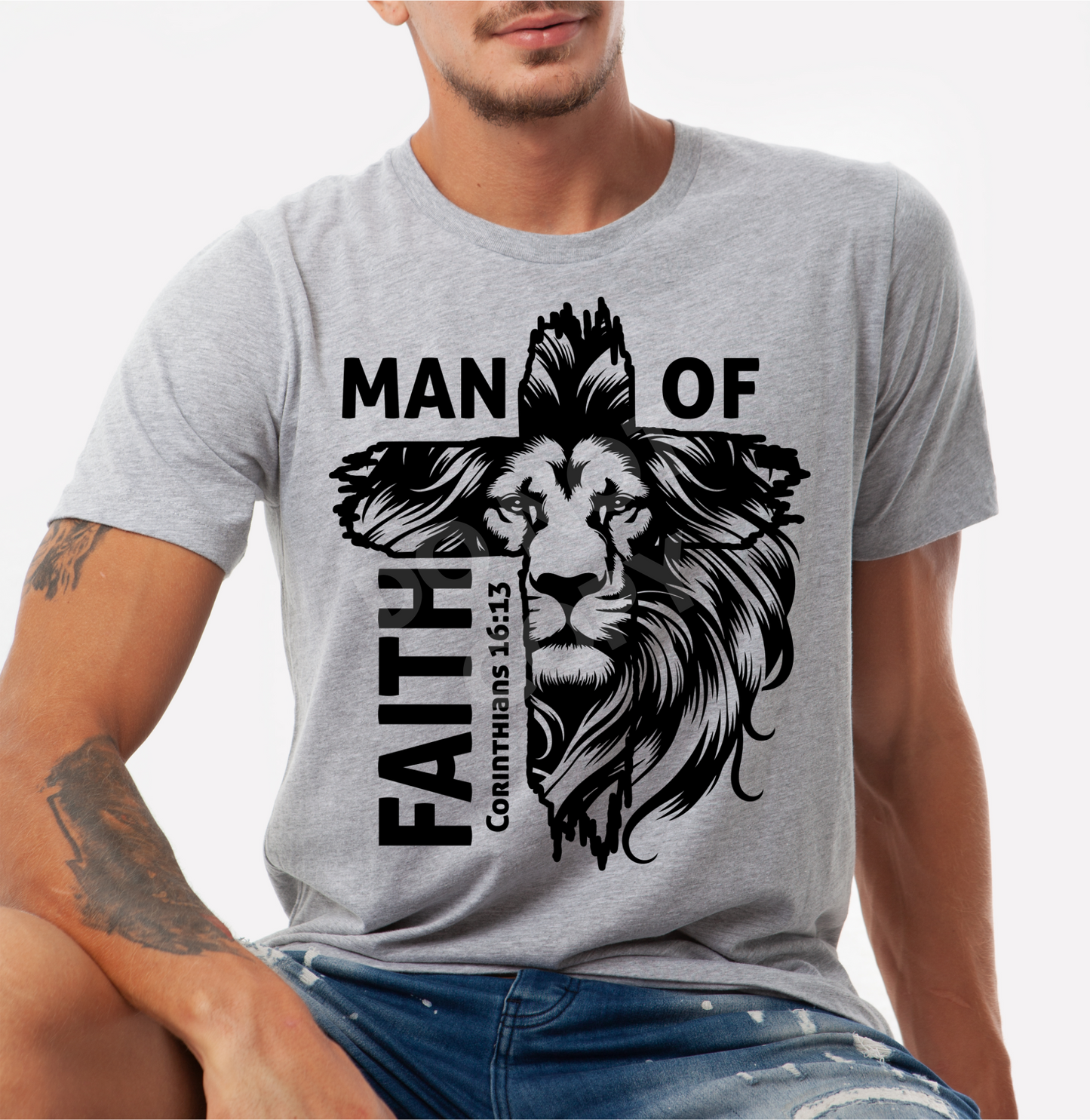 MAN OF FAITH TEE