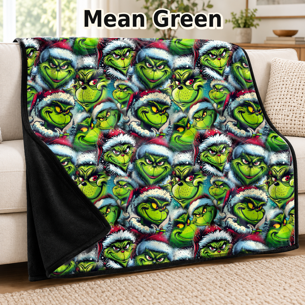 Mean Green-Soft Throw Blanket 14 Run-Due 9/28
