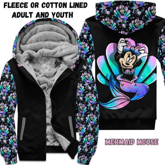 MERMAID MOUSE- FLEECE/COTTON JACKET