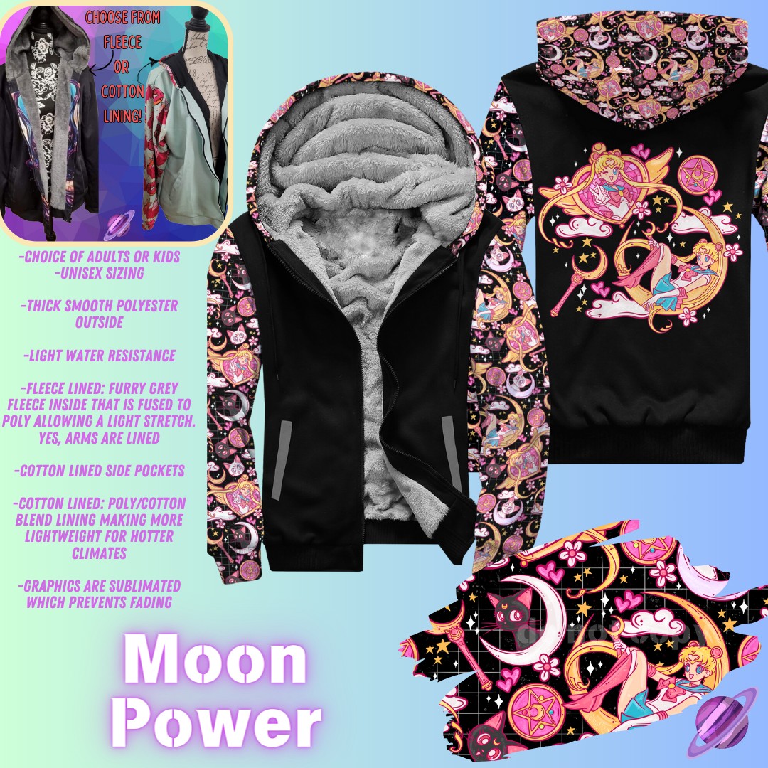 JACKET RUN 14-MOON POWER-FLEECE OR COTTON LINER-PREORDER CLOSING 12/16