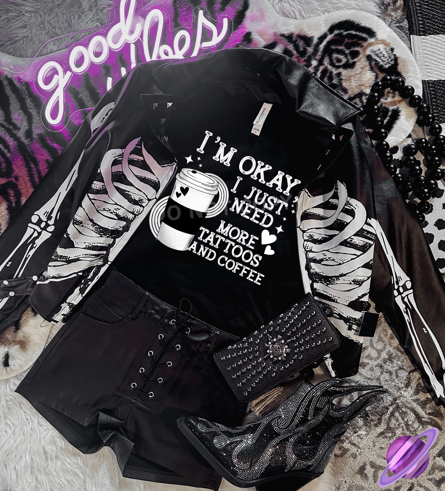 MORE TATTOOS TEE