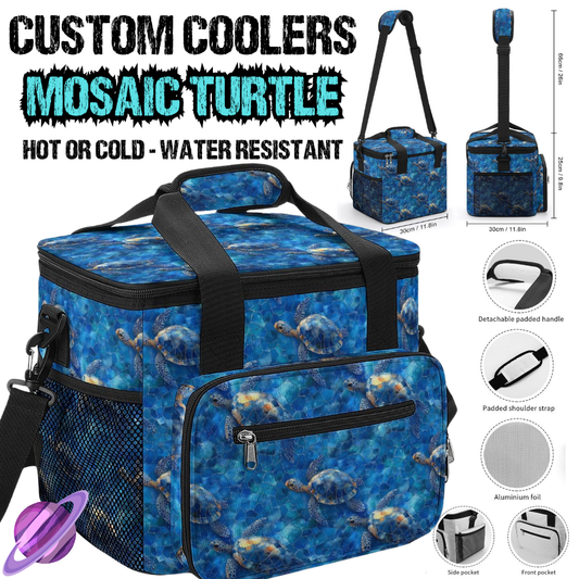 MOSAIC TURTLE - CUSTOM COOLERS CLOSING 12/27