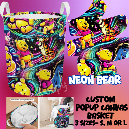 NEON BEAR - STORAGE BASKETS - PREORDER CLOSING 12/4