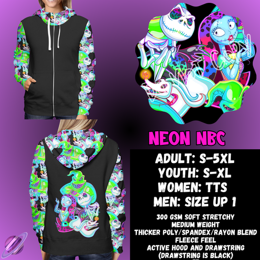 NEON NBC - ZIP UP HOODIE OUTFIT RUN PREORDER CLOSES 1/26