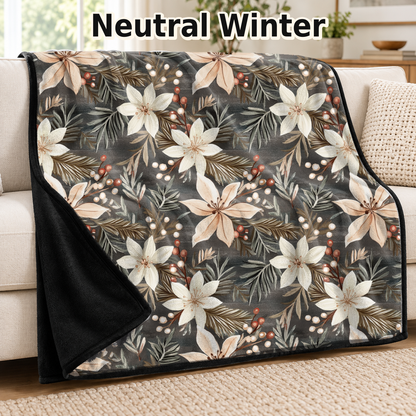 Neutral Winter-Soft Throw Blanket 14 Run-Due 9/28