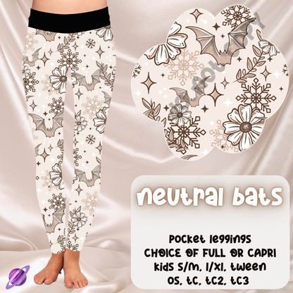 NEUTRAL BATS - LEGGING/JOGGER/LOUNGER - POCKET SWEATERS & BOTTOMS PREORDER CLOSING 11/17