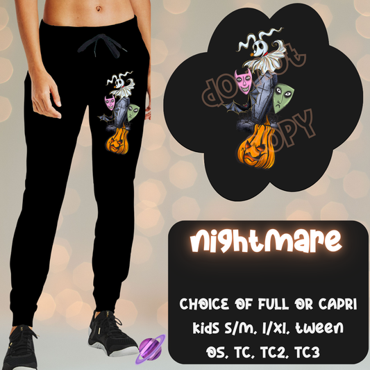 NIGHTMARE - ONE LEG SIMPLE SETS - JOGGER/CAPRI PREORDER CLOSING 11/13