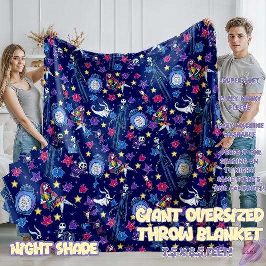 NIGHT SHADE- OVERSIZED THROW BLANKET
