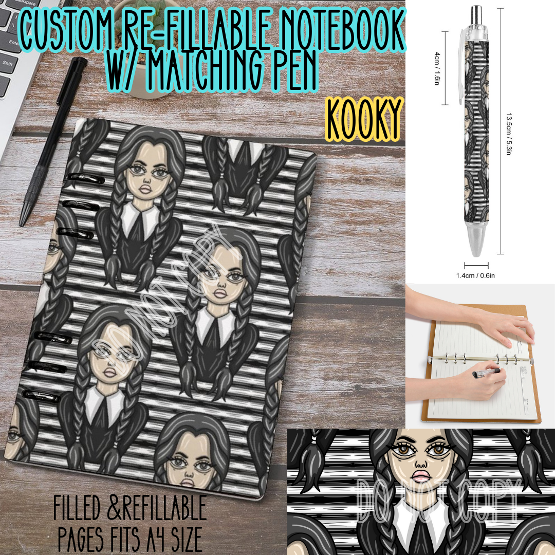 KOOKY -Matching A5 Notebook & Pen Set Round 3 Preorder Closing 11/3