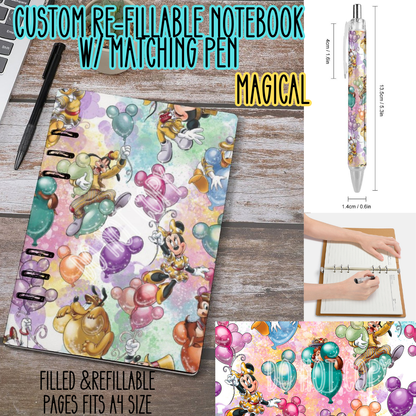 MAGICAL -Matching A5 Notebook & Pen Set Round 3 Preorder Closing 11/3