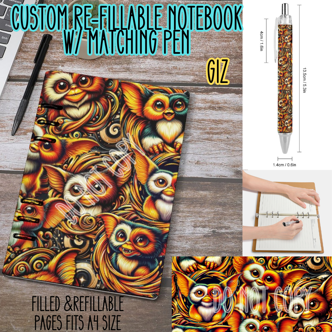 GIZ -Matching A5 Notebook & Pen Set Round 3 Preorder Closing 11/3