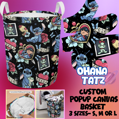 OHANA TATZ- STORAGE BASKETS 6- PREORDER CLOSING 5/4