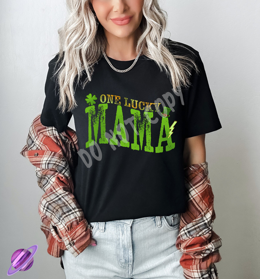 ONE LUCKY MAMA TEE