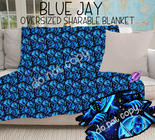 BLUE JAY - GIANT SHAREABLE THROW BLANKETS ROUND 6 -PREORDER CLOSING 4/26 ETA END JUNE/ EARLYJULY