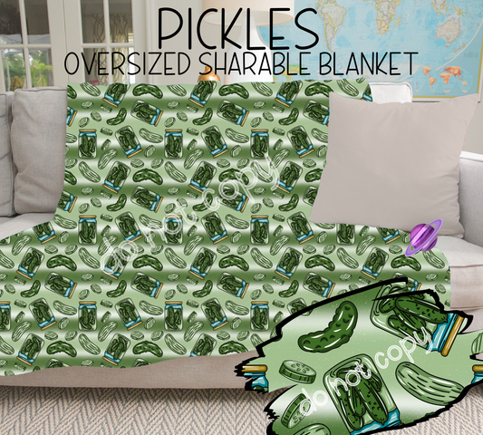 PICKLES - GIANT SHAREABLE THROW BLANKETS ROUND 6 -PREORDER CLOSING 4/26 ETA END JUNE/ EARLYJULY