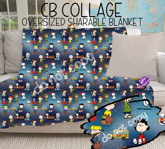 CB COLLAGE - GIANT SHAREABLE THROW BLANKETS ROUND 6 -PREORDER CLOSING 4/26 ETA END JUNE/ EARLYJULY
