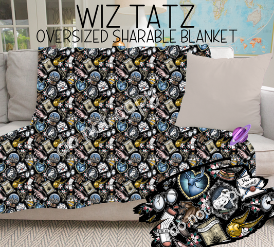 WIZ TATZ - GIANT SHAREABLE THROW BLANKETS ROUND 6 -PREORDER CLOSING 4/26 ETA END JUNE/ EARLYJULY