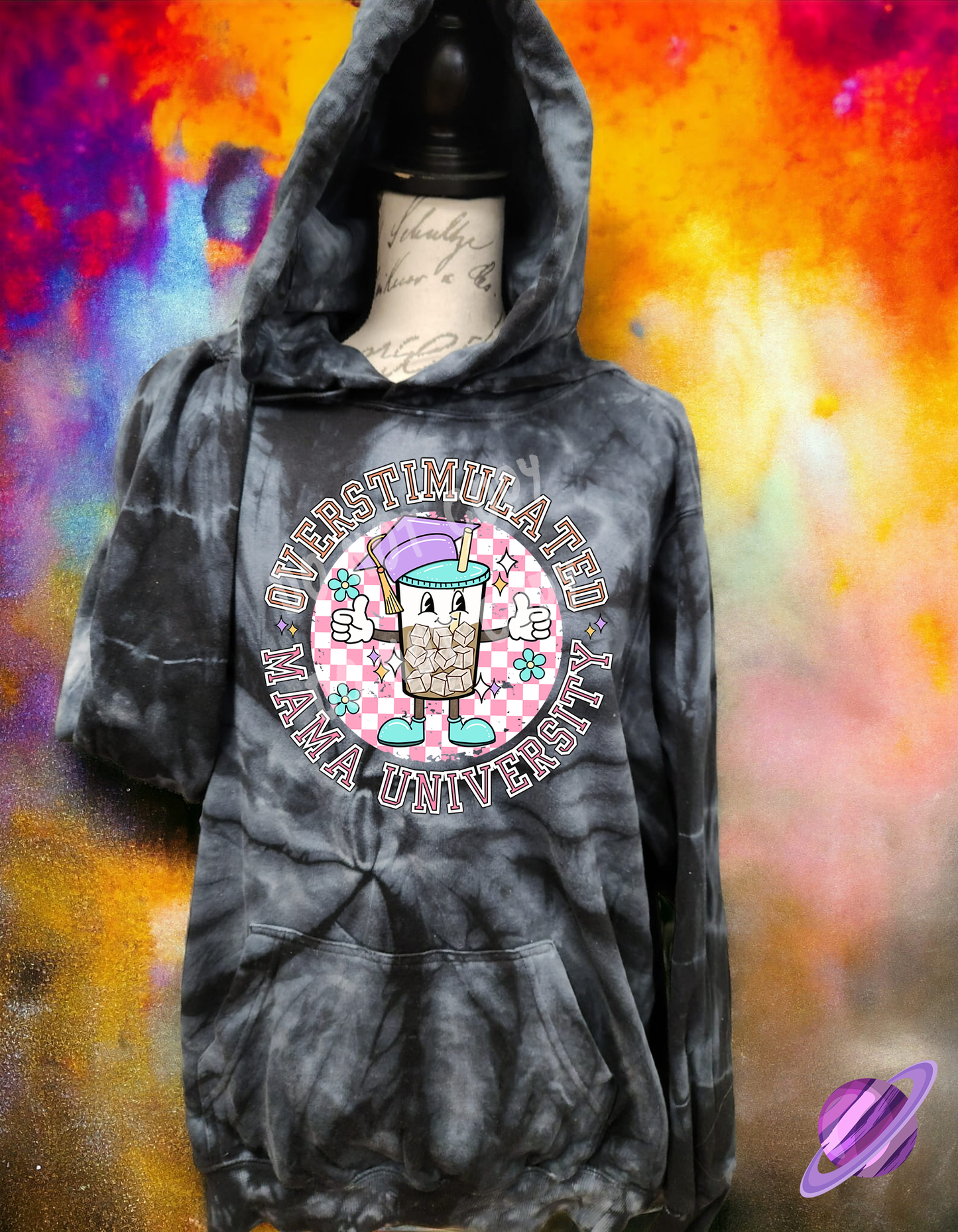 OVERSTIMULATED U-TIE DYE HOODIE-PREORDER CLOSING 1/26