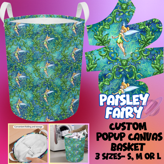 PAISLEY FAIRY- STORAGE BASKETS 6- PREORDER CLOSING 5/4