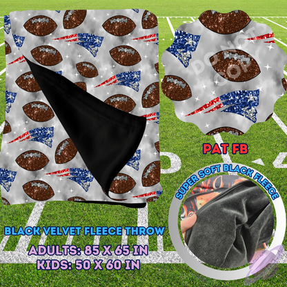 PAT FB-SEQUIN THROW BLANKET RUN-SOFT CLOSE 8/9-HARD CLOSE 8/11