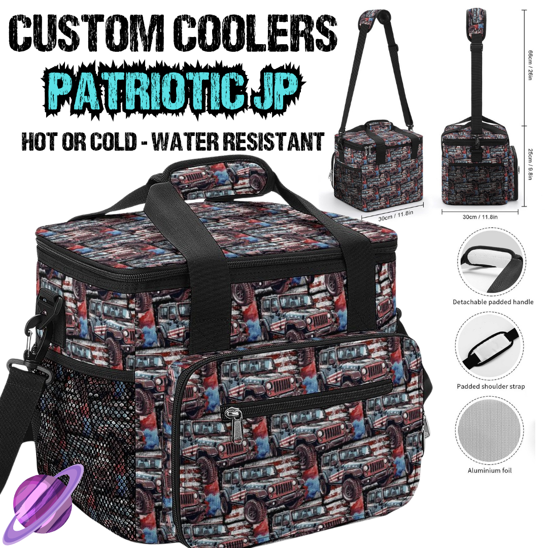 PATRIOTIC JP - CUSTOM COOLERS CLOSING 12/27